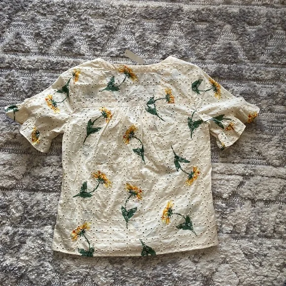 NWT Madewell embroidered shirt - Picture 3 of 3